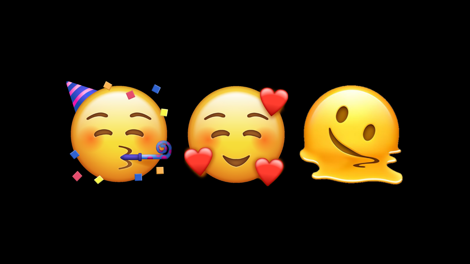 Party Love Melt Emoji Collection