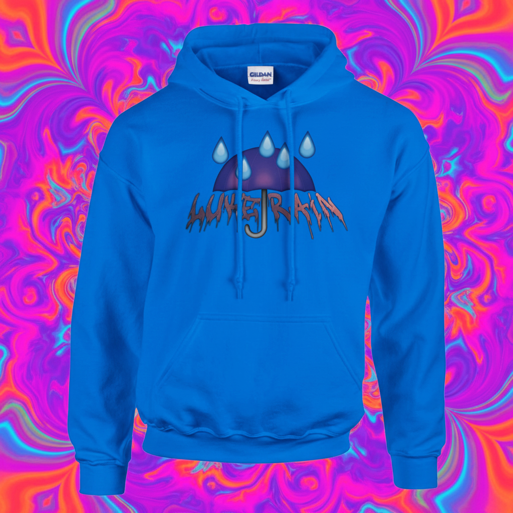 Luke Rain Umbrella Hoodie - Color Text